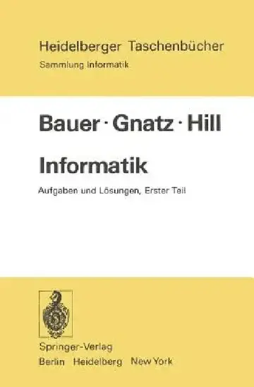 Cover of Informatik