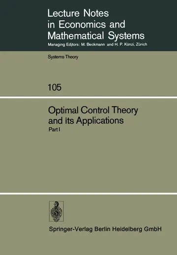 Cover of Optimal Control Theory and its Applications