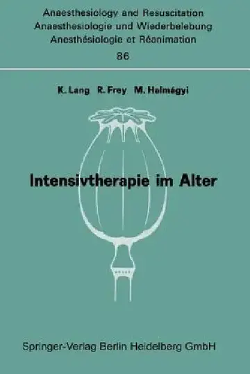 Cover of Intensivtherapie Im Alter