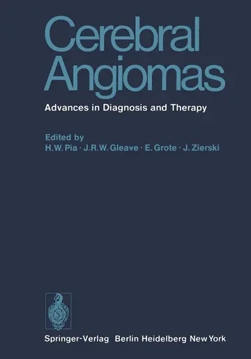 Cover of Cerebral Angiomas