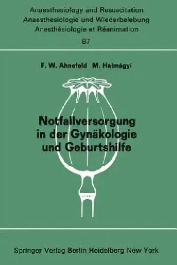 Cover of Notfallversorgung in Der Gynäkologie Und Geburtshilfe