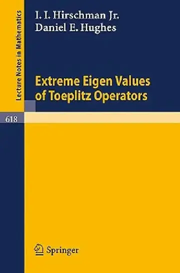 Cover of Extreme Eigen Values of Toeplitz Operators