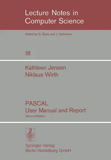 Cover of Pascal User Manual and Report
