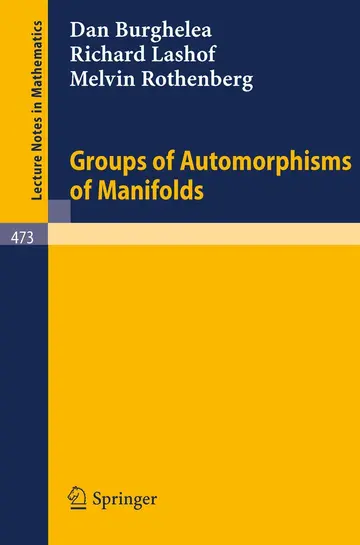 Cover of Groups of Automorphisms of Manifolds