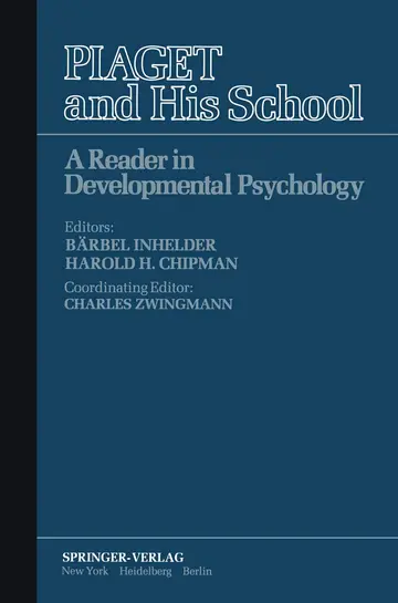Cover of Piaget and His School