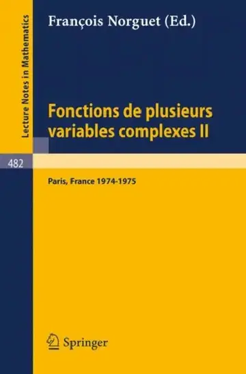 Cover of Fonctions de Plusieurs Variables Complexes II