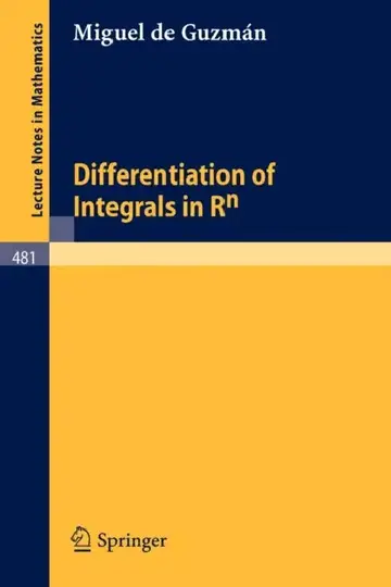 Cover of Differentiation of Integrals in RN