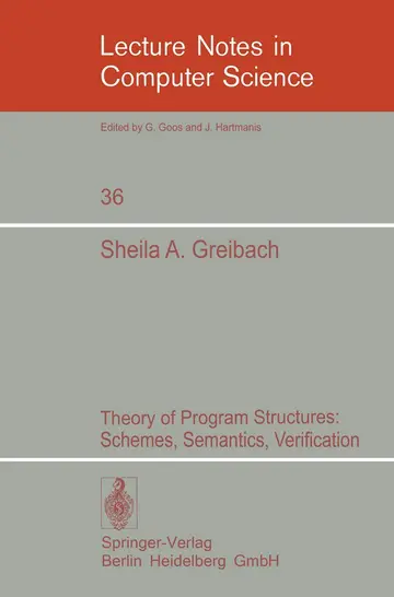 Cover of Theory of Program Structures
