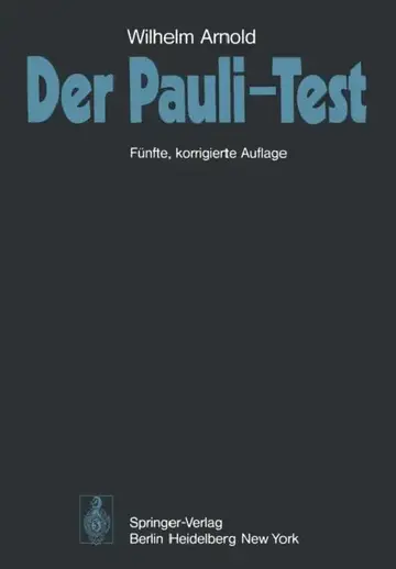 Cover of Der Pauli-Test