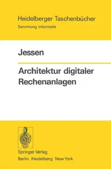 Cover of Architektur Digitaler Rechenanlagen