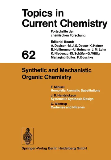 Cover of Synthetic and Mechanistic Organic Chemistry