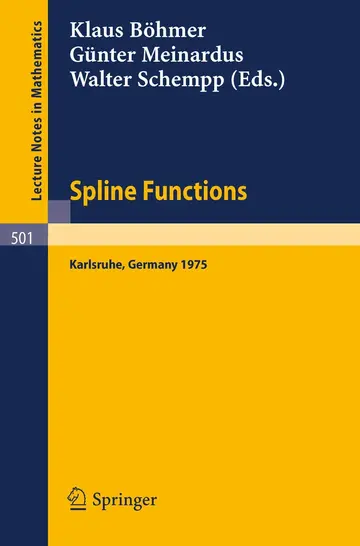 Cover of Spline Functions