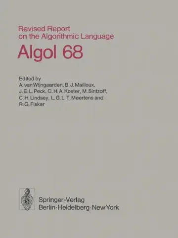 Cover of Revised Report on the Algorithmic Language ALGOL 68
