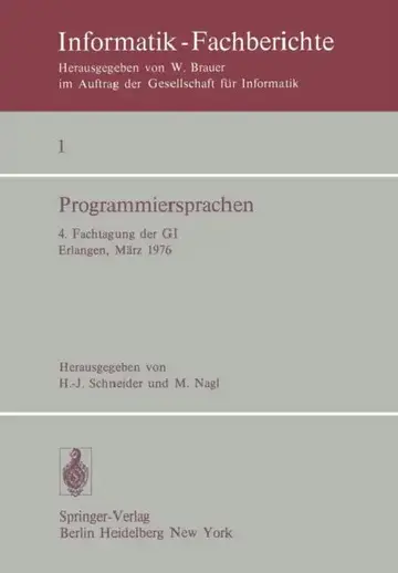 Cover of Programmiersprachen