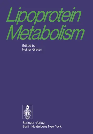 Cover of Lipoprotein Metabolism