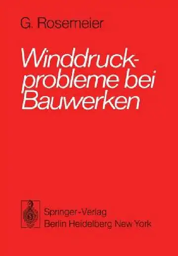 Cover of Winddruckprobleme Bei Bauwerken