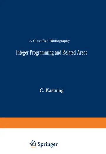 Cover of Integer Programming and Related Areas