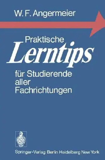 Cover of Praktische Lerntips Für Studierende Aller Fachrichtungen