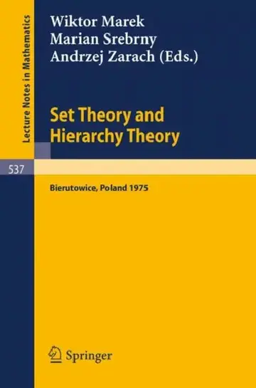 Cover of Set Theory and Hierarchy Theory