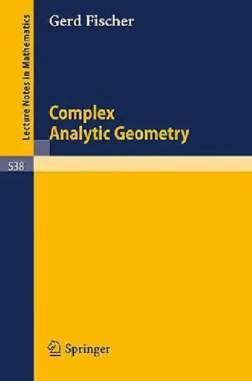 Cover of Complex Analytic Geometry