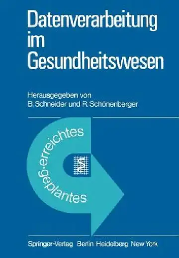 Cover of Datenverarbeitung Im Gesundheitswesen