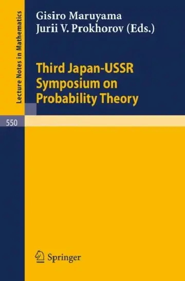 Cover of Proceedings of the Third Japan-USSR Symposium on Probability Theory