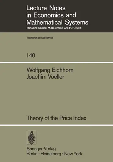 Cover of Theory of the Price Index