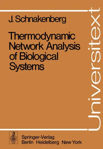Cover of Thermodynamic Network Analysis of Biological Systems