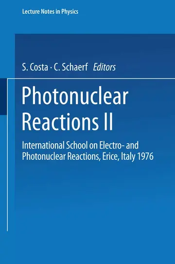 Cover of Photonuclear Reactions II