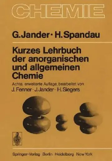 Cover of Kurzes Lehrbuch Der Anorganischen Und Allgemeinen Chemie