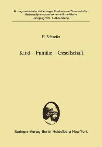 Cover of Kind -- Familie -- Gesellschaft