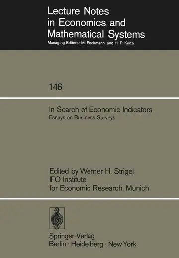 Cover of In Search of Economic Indicators