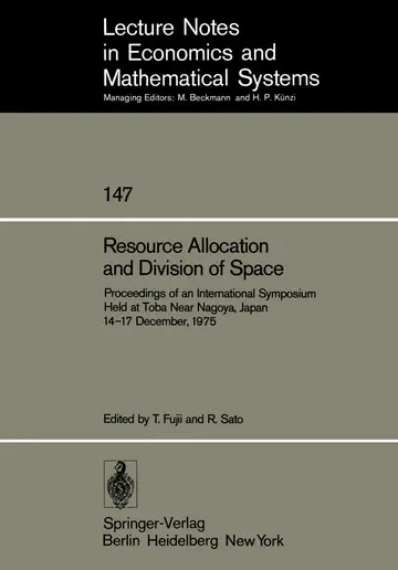 Cover of Resource Allocation and Division of Space