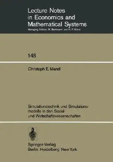 Cover of Simulationstechnik Und Simulationsmodelle in Den Sozial- Und Wirtschaftswissenschaften