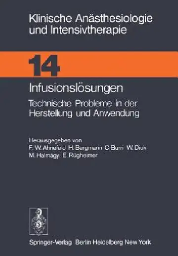 Cover of Infusionslösungen