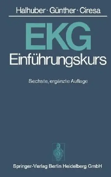 Cover of Ekg-Einführungskurs