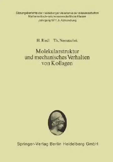 Cover of Molekularstruktur Und Mechanisches Verhalten Von Kollagen