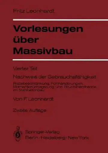 Cover of Vorlesungen Über Massivbau