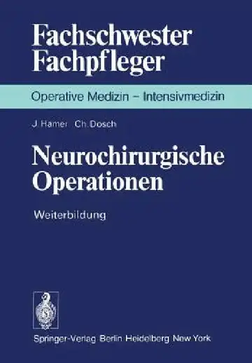Cover of Neurochirurgische Operationen