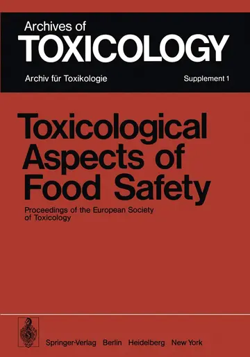 Cover of Toxicological Aspects of Food Safety