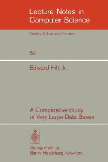 Cover of A Comparative Study of Very Large Data Bases