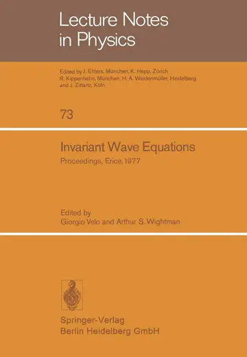 Cover of Invariant Wave Equations