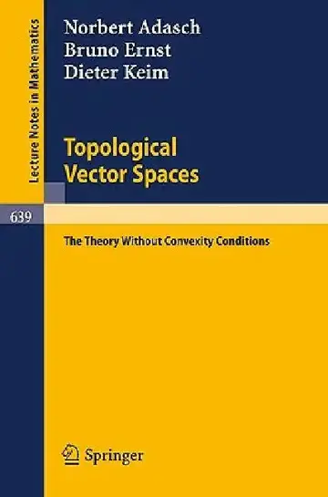 Cover of Topological Vector Spaces