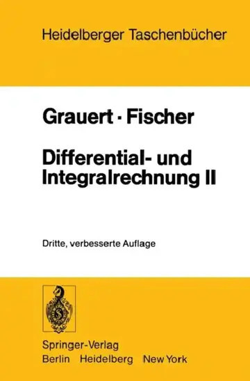 Cover of Differential- Und Integralrechnung II