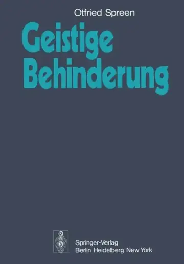 Cover of Geistige Behinderung