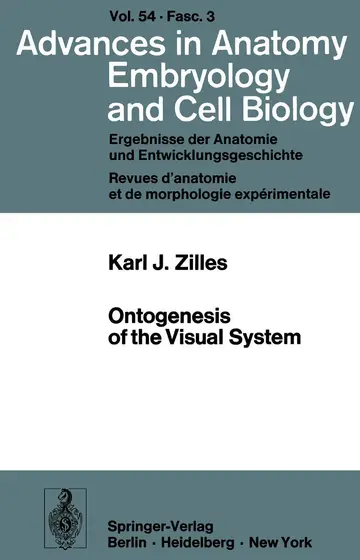 Cover of Ontogenesis of the Visual System