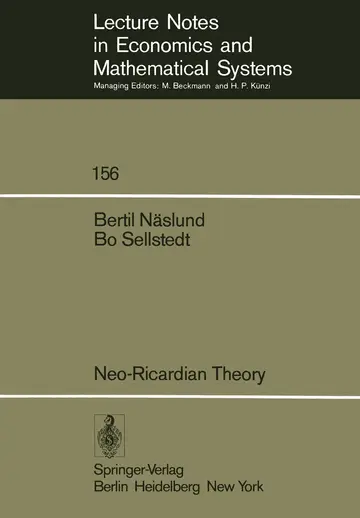 Cover of Neo-Ricardian Theory