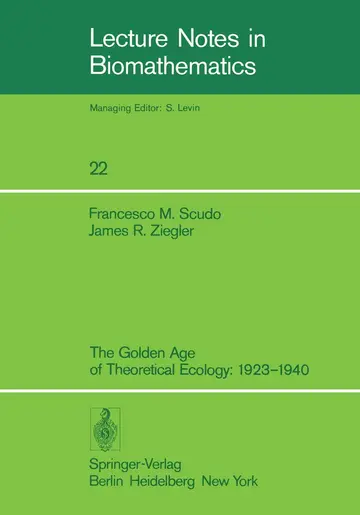 Cover of The Golden Age of Theoretical Ecology