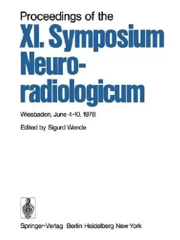 Cover of Proceedings of the XI. Symposium Neuroradiologicum