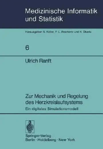Cover of Zur Mechanik Und Regelung Des Herzkreislaufsystems